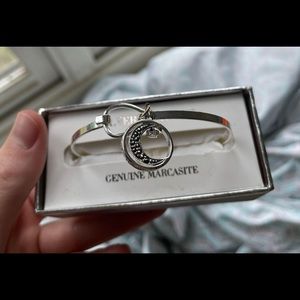 Genuine Marcasite Silver Bracelet